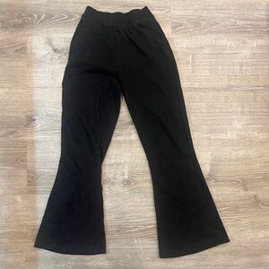 Old Navy Black Fleece-lined Flared Pants